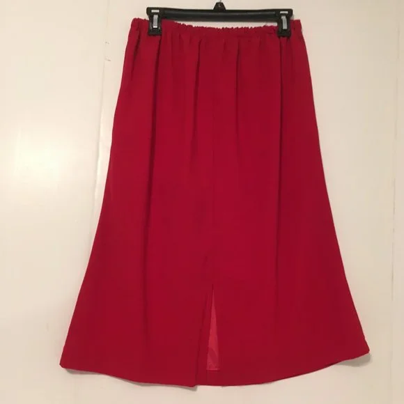 Women's 3-Piece Skirt Set Includes Skirt, Shell, and Long Sl. Jacket Size 16 - Picture 9 of 9